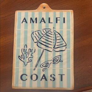 Amalfi Blue and White Striped Tile